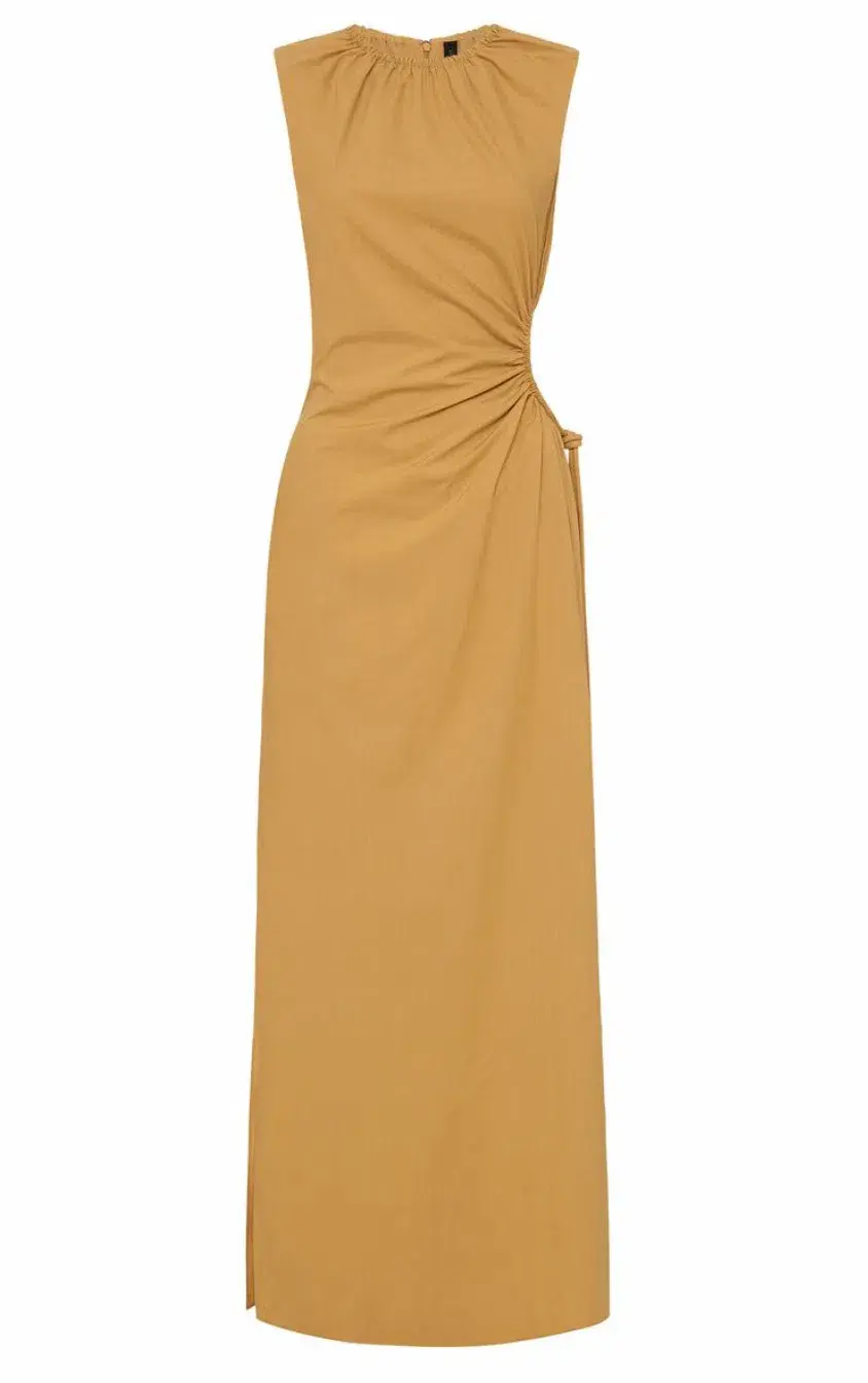 Sir the Label Dion Cut Out Maxi Dress Camel Size 6 - Image 7
