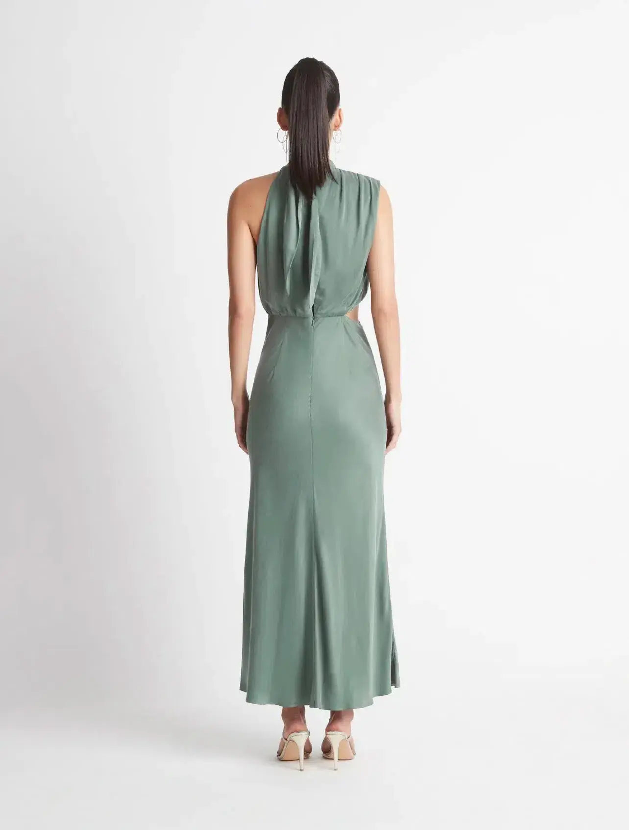 Sheike Park Ave Dress Green Size 14 - Image 3