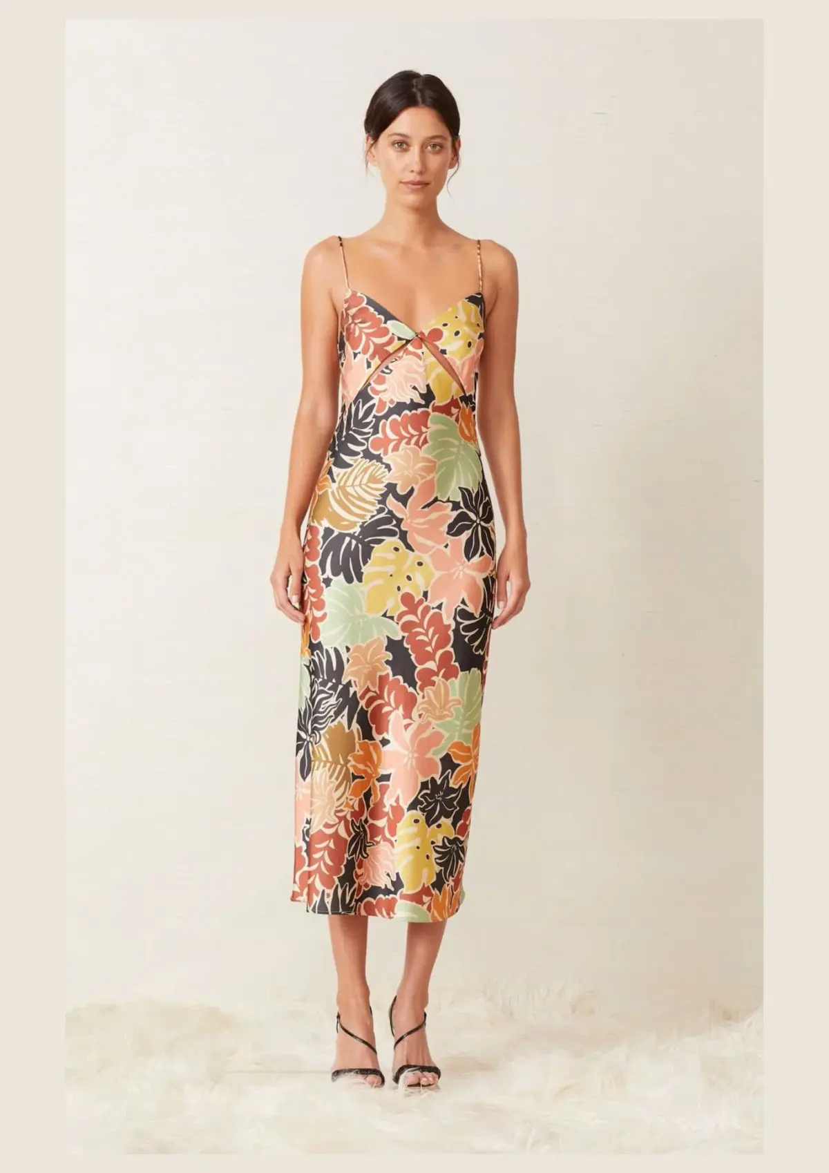 Bec & Bridge Babelini Midi Dress Multi Size 6 - Image 1