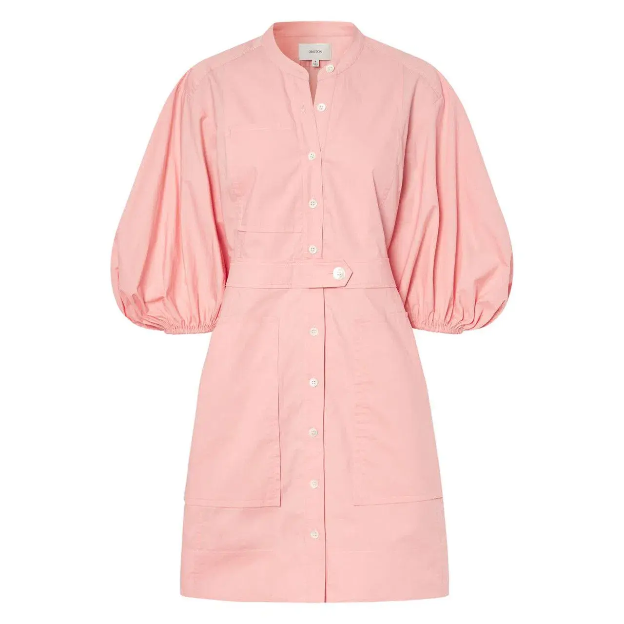 Oroton Short Utility Dress in Primrose Size 8 - Image 3