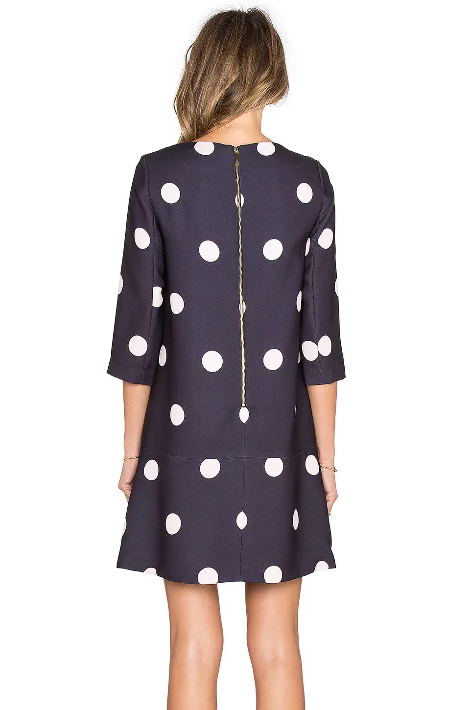 Kate Spade Polka Dot Flounce Dress Print Size 00 / AU 4 - Image 3