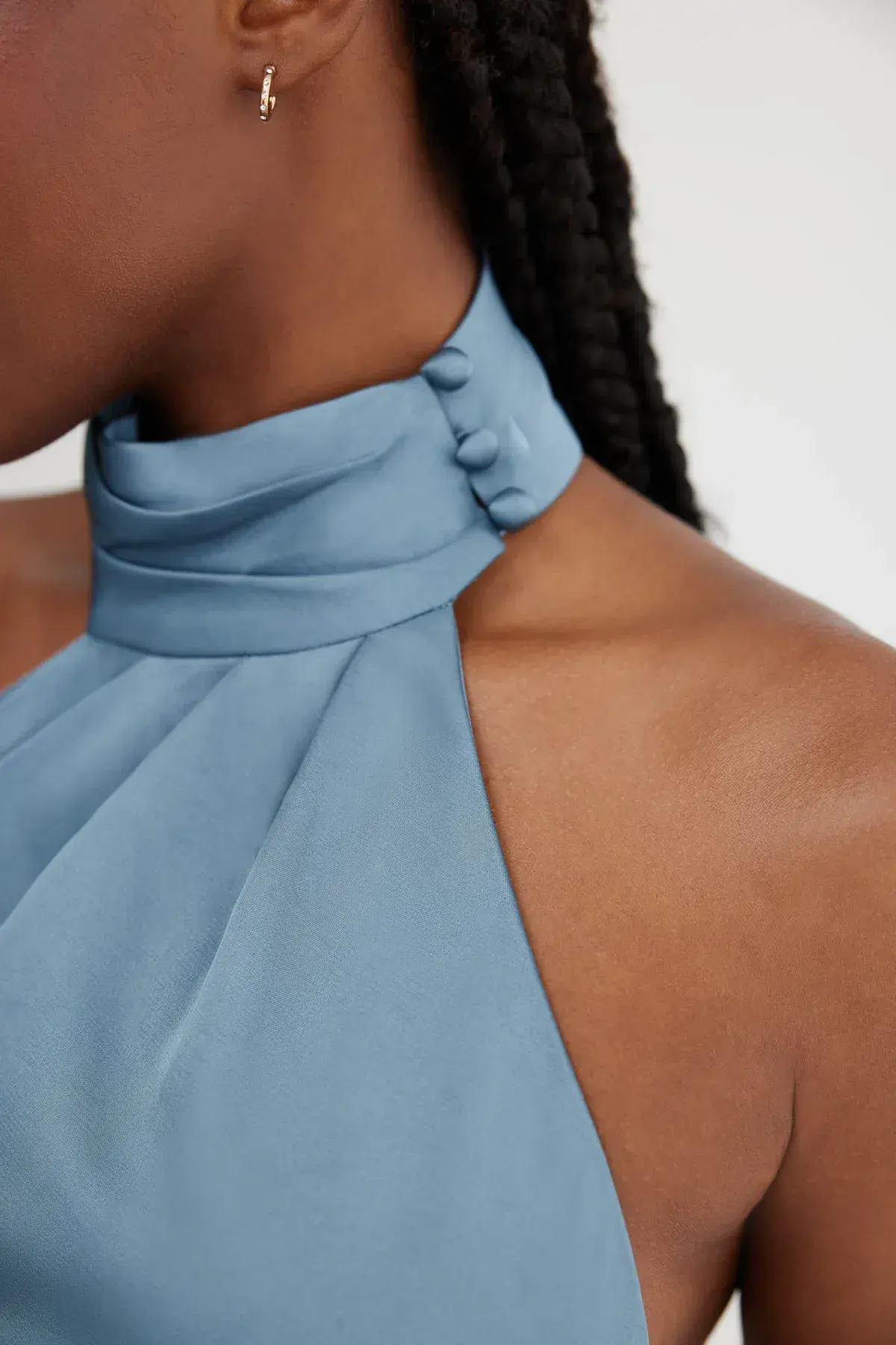 Significant Other Darcy Backless Dress in Petrol Size 10 - Image 4
