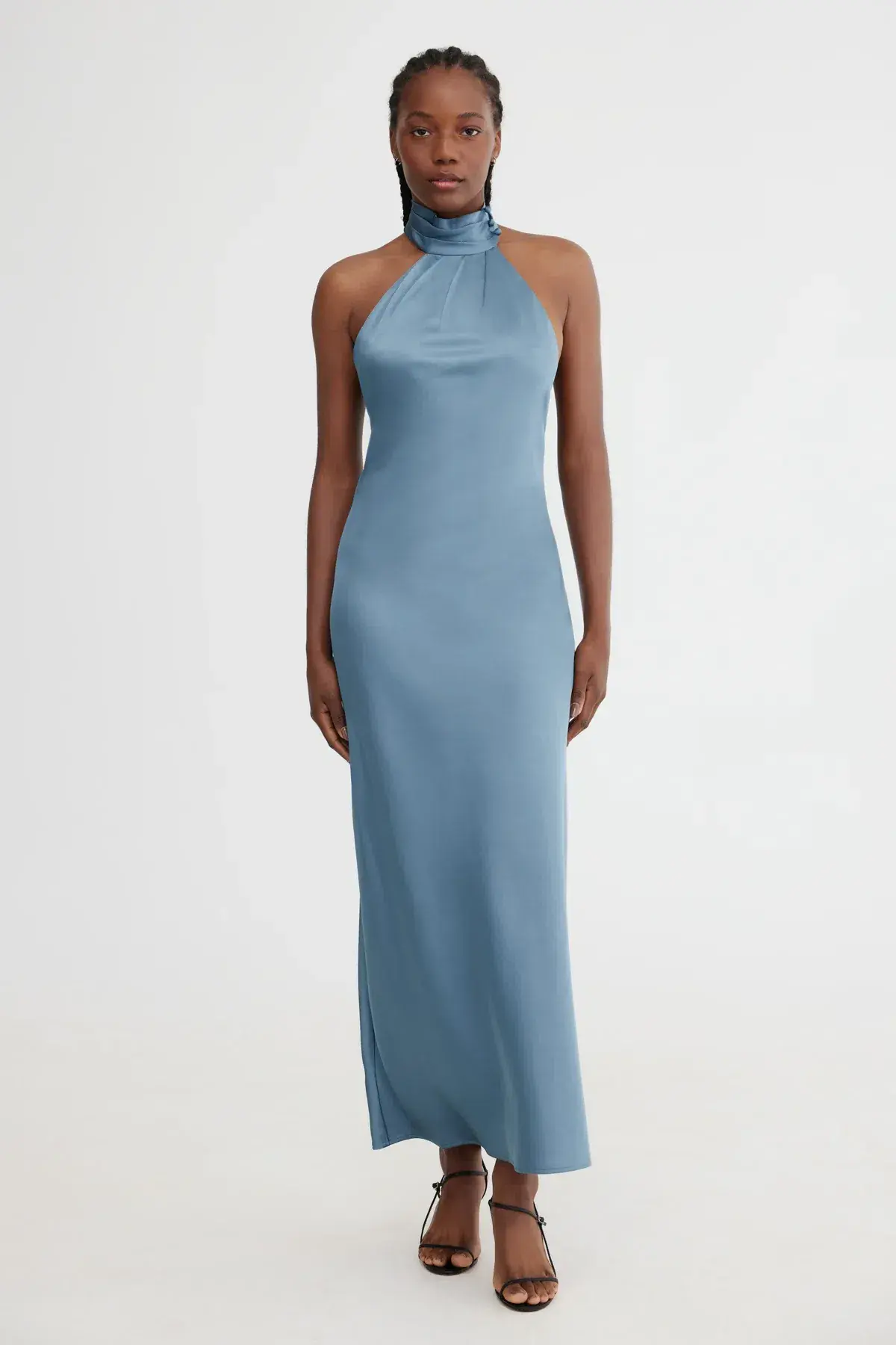 Significant Other Darcy Backless Dress in Petrol Size 10 - Image 1
