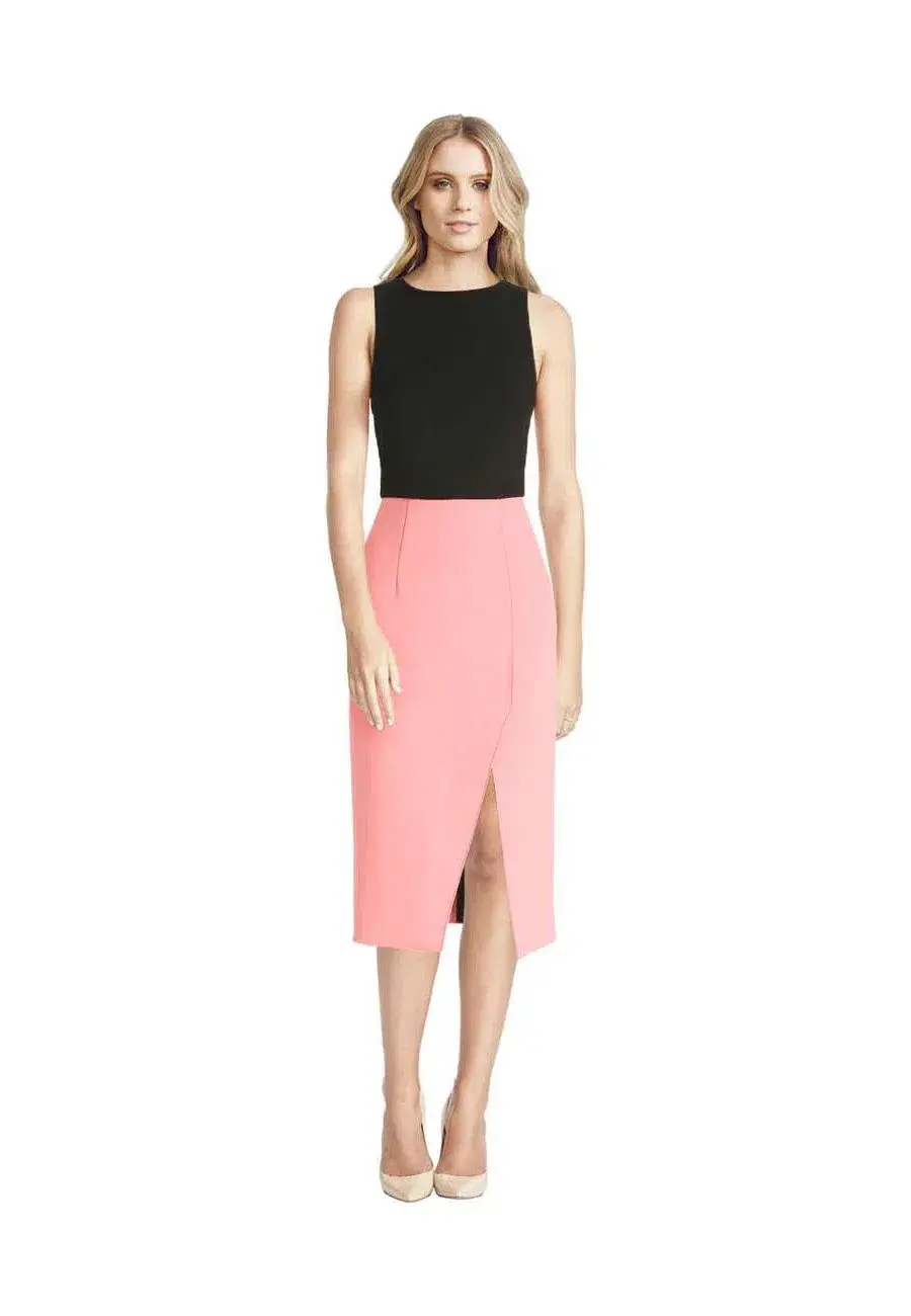 Yeojin Bae Double Crepe Lisette Dress Pink Size 8 - Image 1
