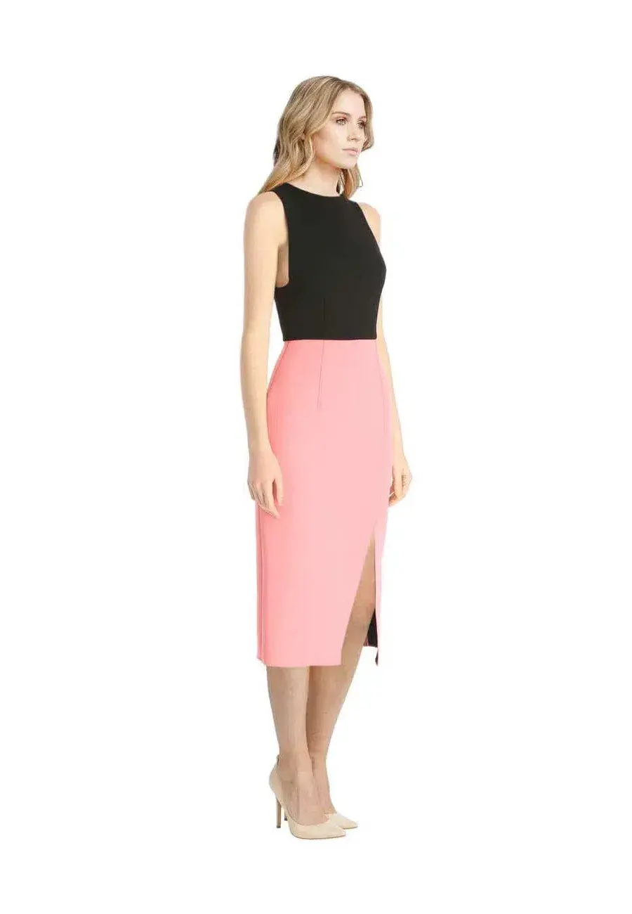 Yeojin Bae Double Crepe Lisette Dress Pink Size 8 - Image 2