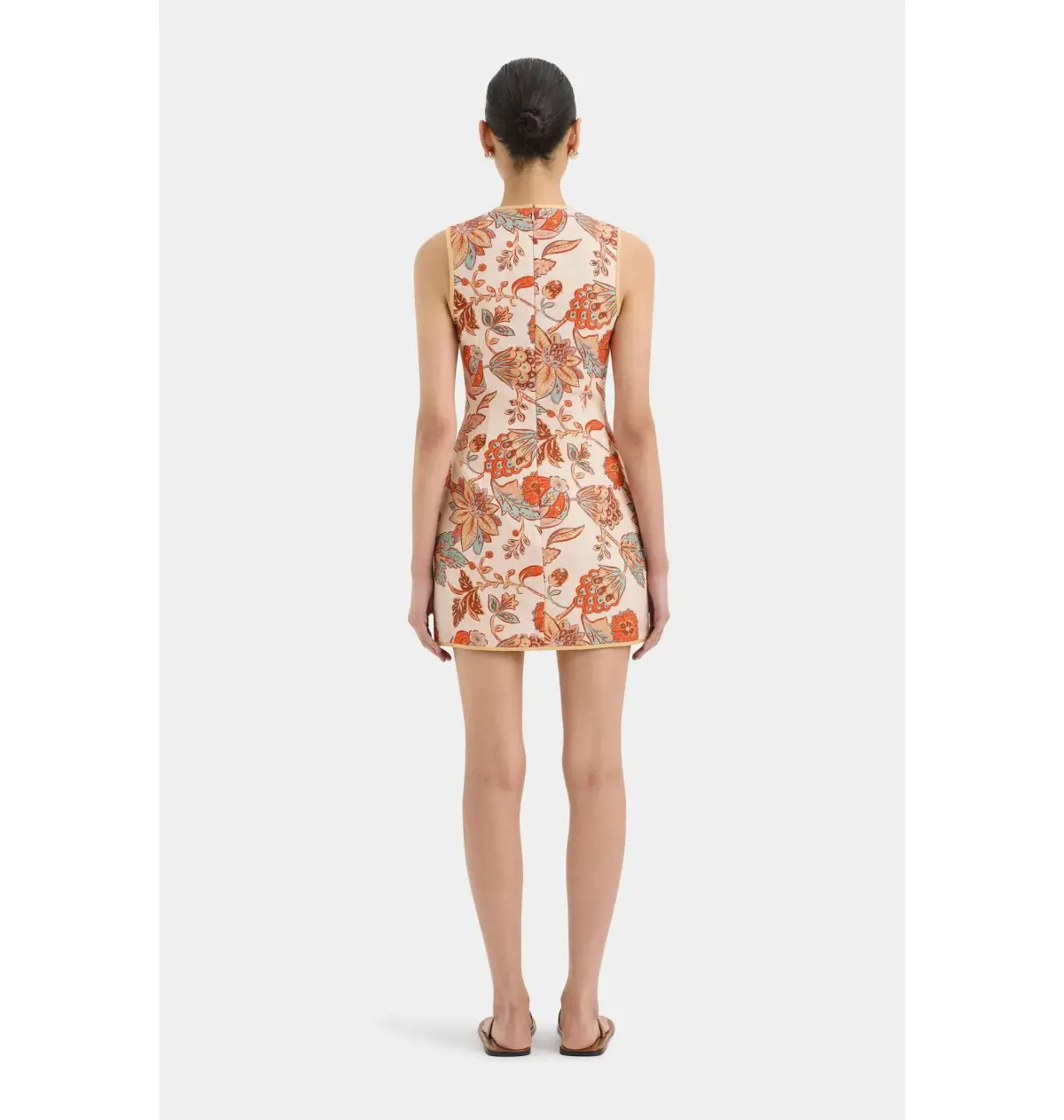Sir the Label Noemi Mini Dress Floral Print Size 4 / AU 14 - Image 2