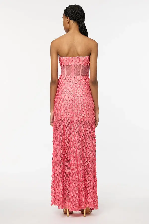 Manning Cartell Supreme Extreme Strapless Gown in Peony Size 8 - Image 3
