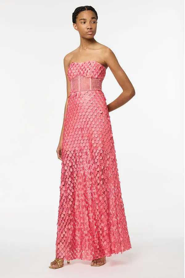 Manning Cartell Supreme Extreme Strapless Gown in Peony Size 8 - Image 2