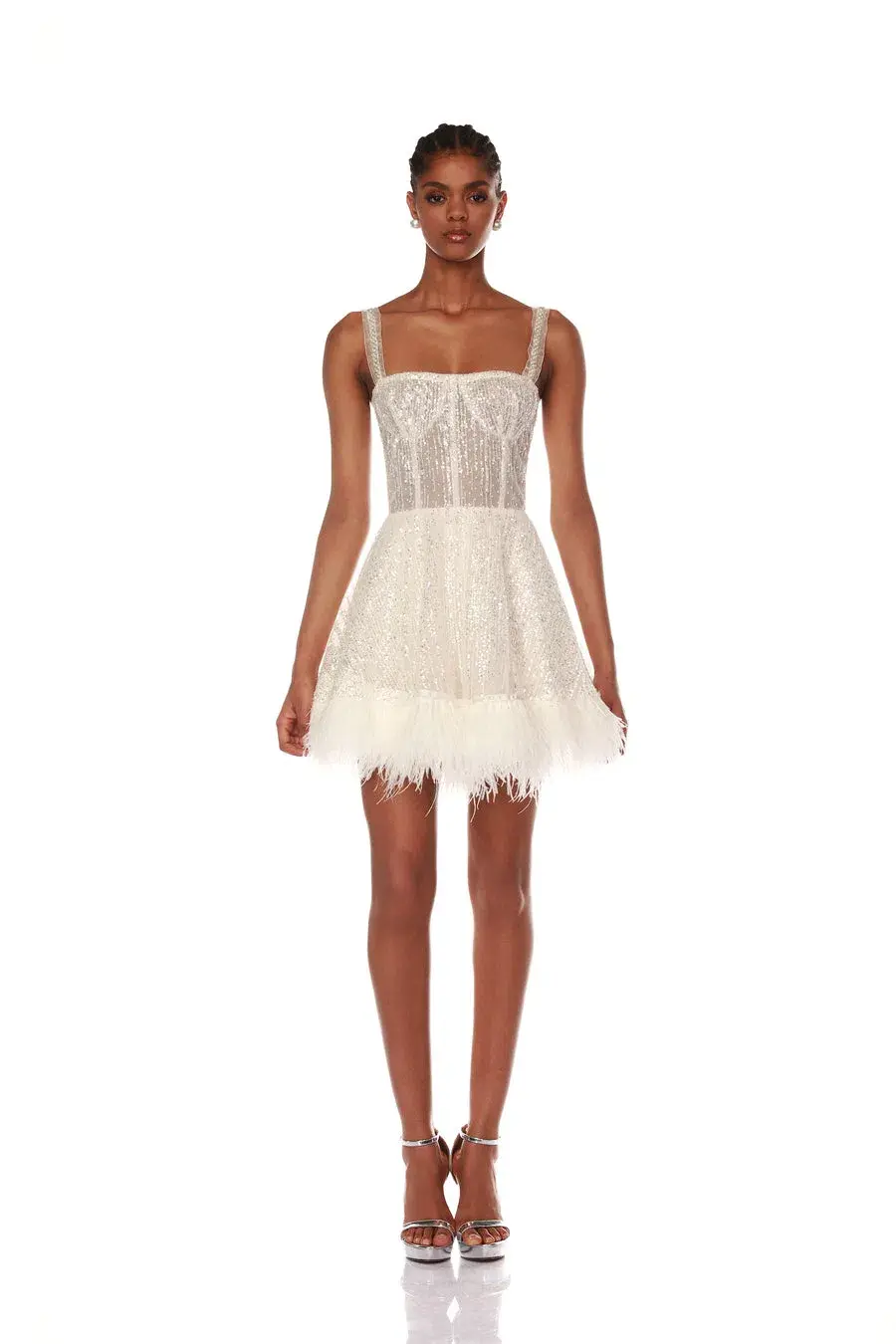 Bronx and Banco Mademoiselle Mini Dress White Size S / AU 8  - Image 1