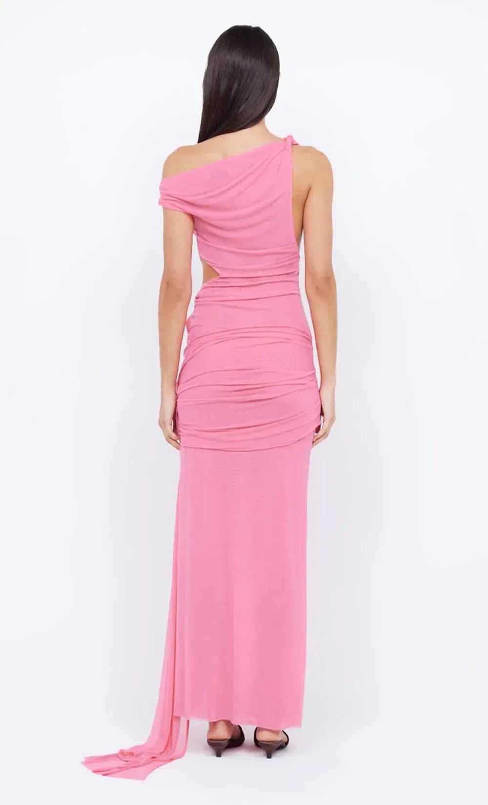 Bec & Bridge Kailani Asym Dress Pink Size 10 for rent on The Volte - main image