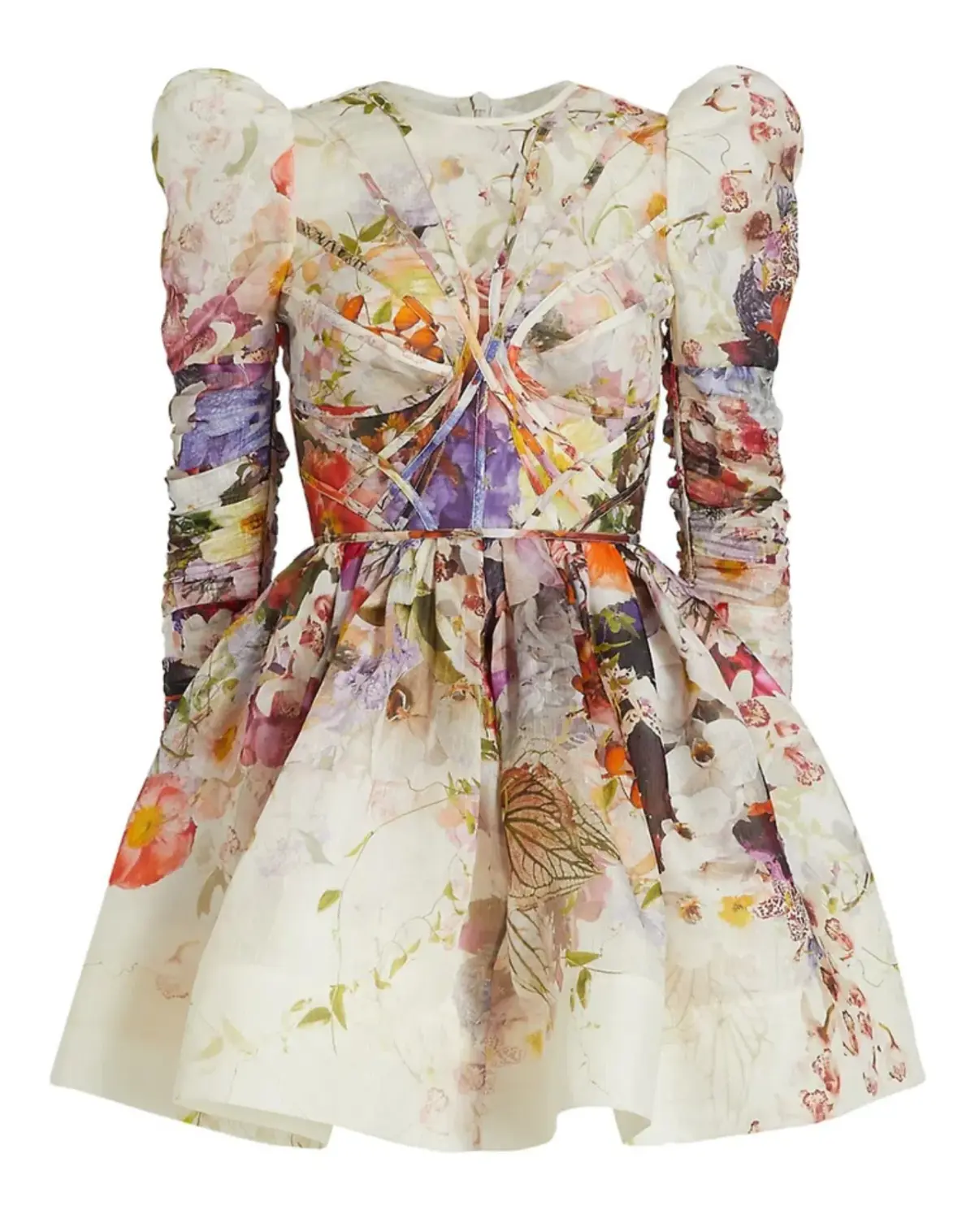 Zimmermann Prima Panelled Mini Dress Floral Size 0 / AU 6 or 8 - Image 6