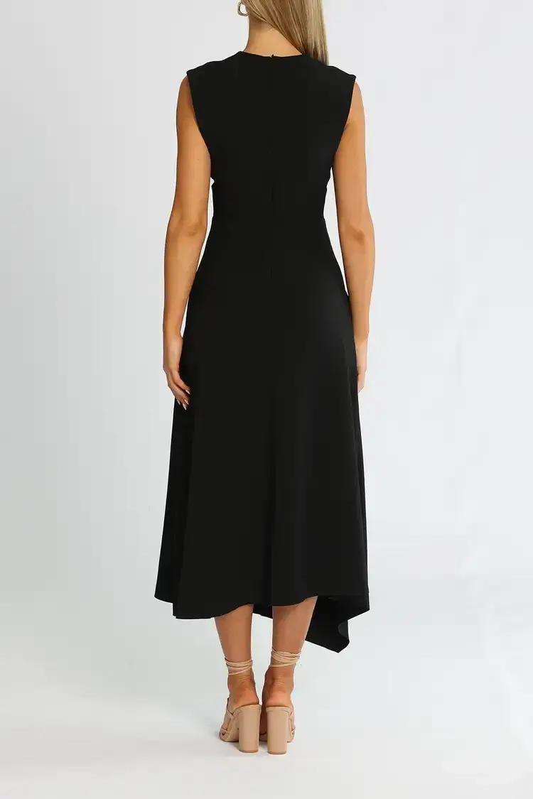 Camilla and Marc Aberdeen Midi Dress in Black Size 6 - Image 3