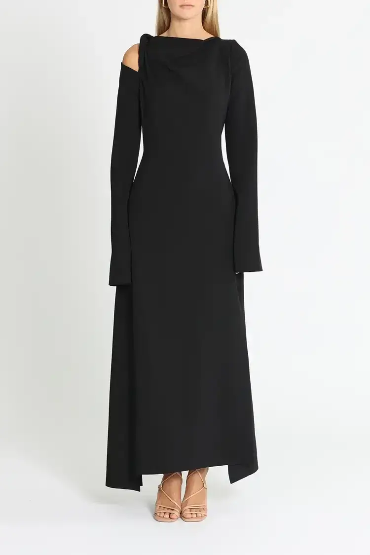 Camilla and Marc Grayson Midi Dress in Black Size 12 - Image 1