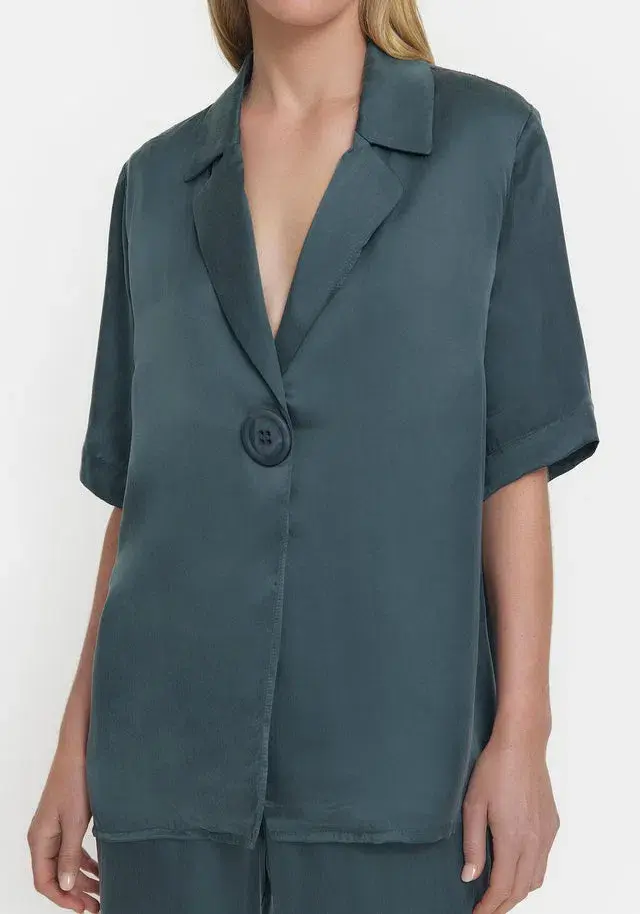 Chorus Top and Pilot Pant Set Deep Petrol Size 10  - Image 3