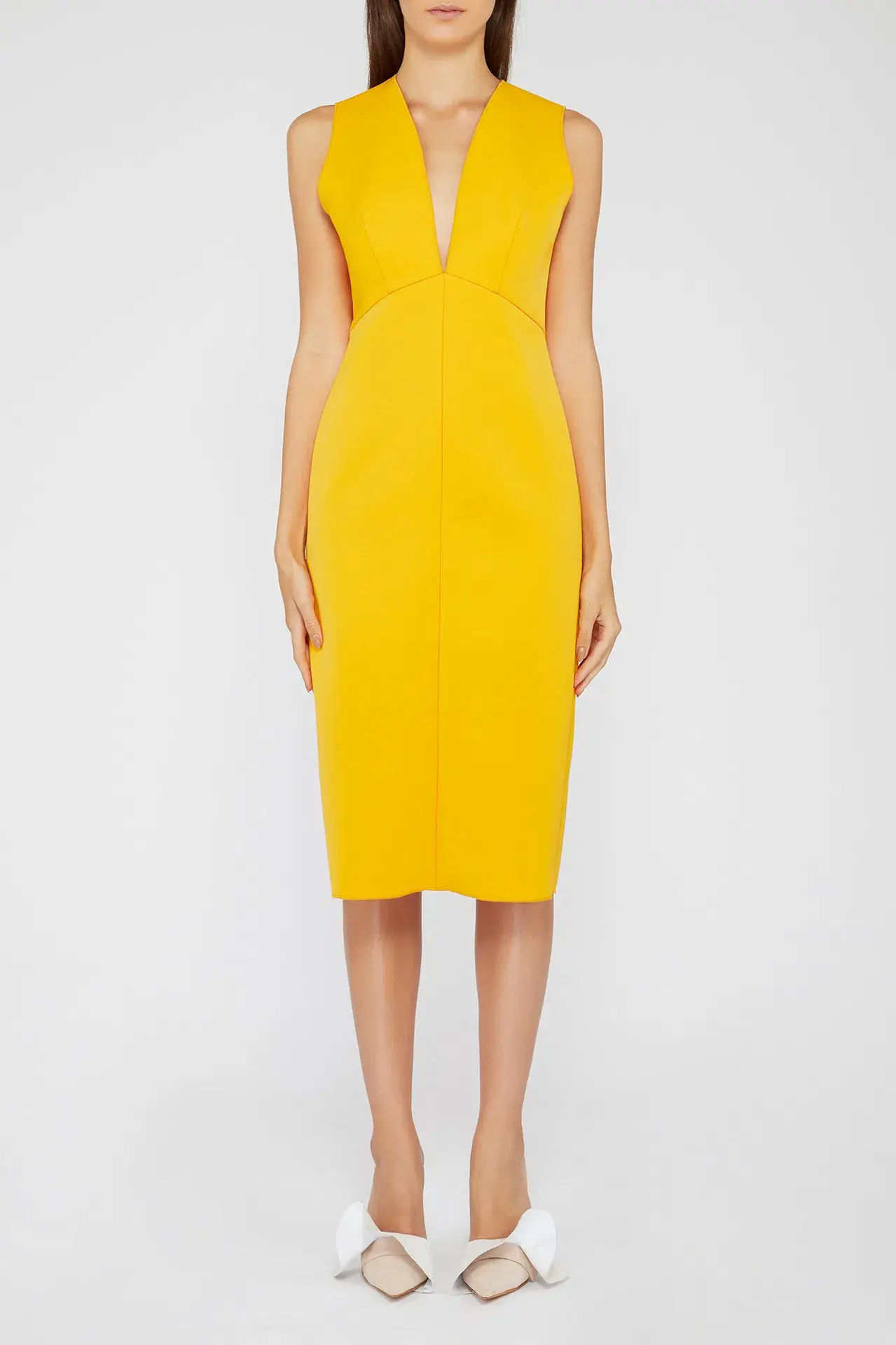 Acler Fincher Dress Citrus Yellow Size 8 - Image 1