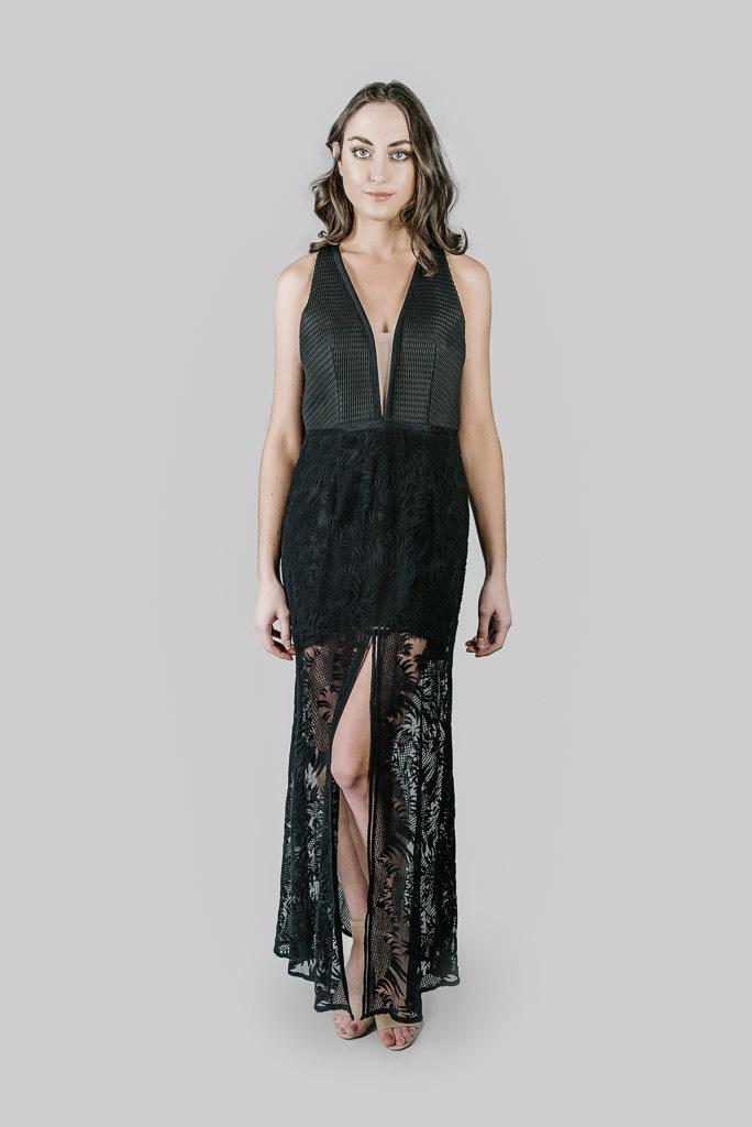 Manning Cartell Black Reverie Lace Dress size 12 - Image 1
