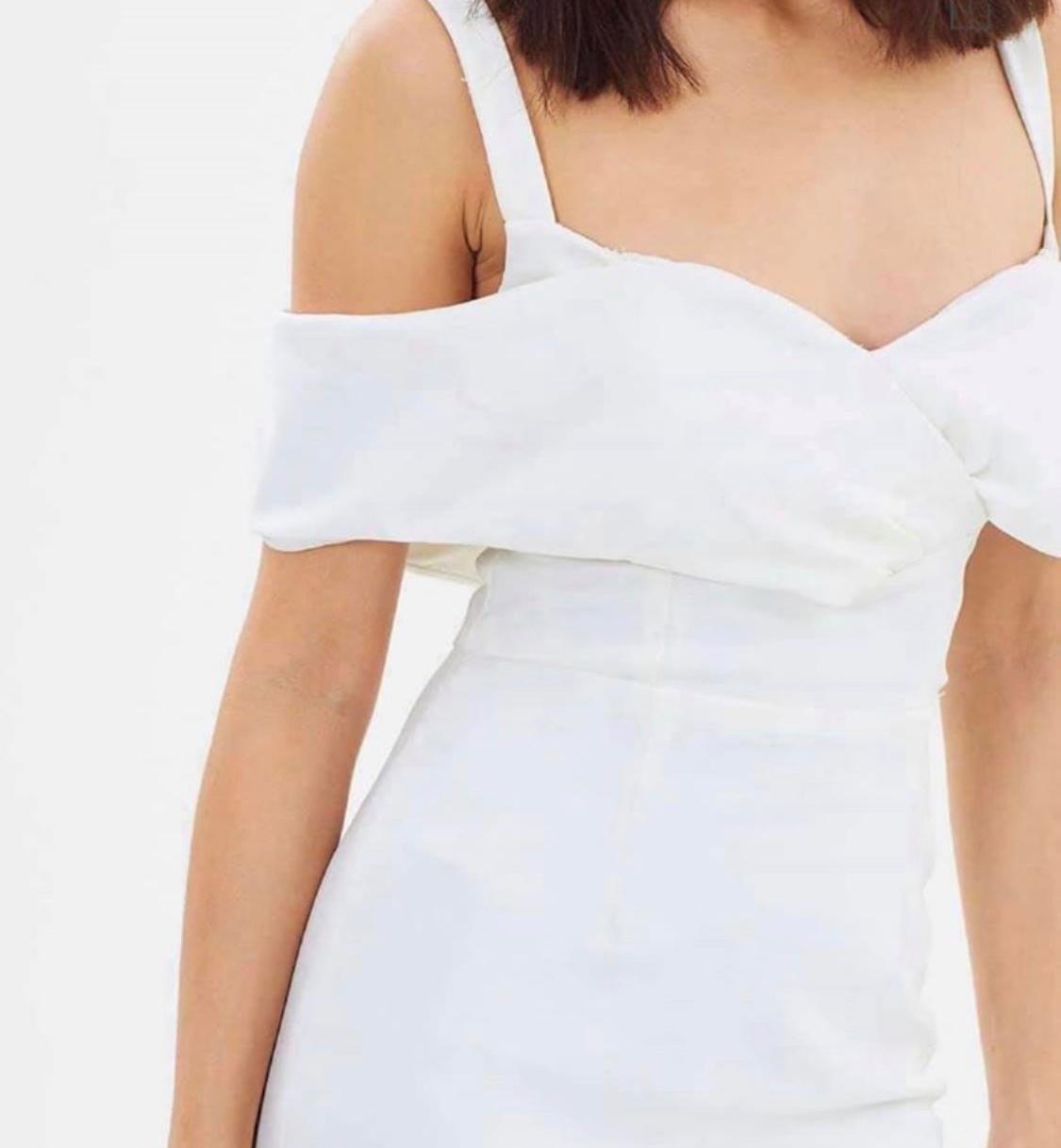 Pasduchas Riviera White Midi Dress Size 10 - Image 2