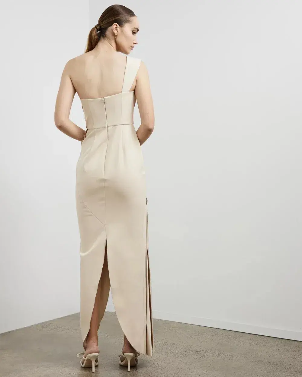 Rachel Gilbert Luna Gown Oat Size 2 /Au 10 - Image 2