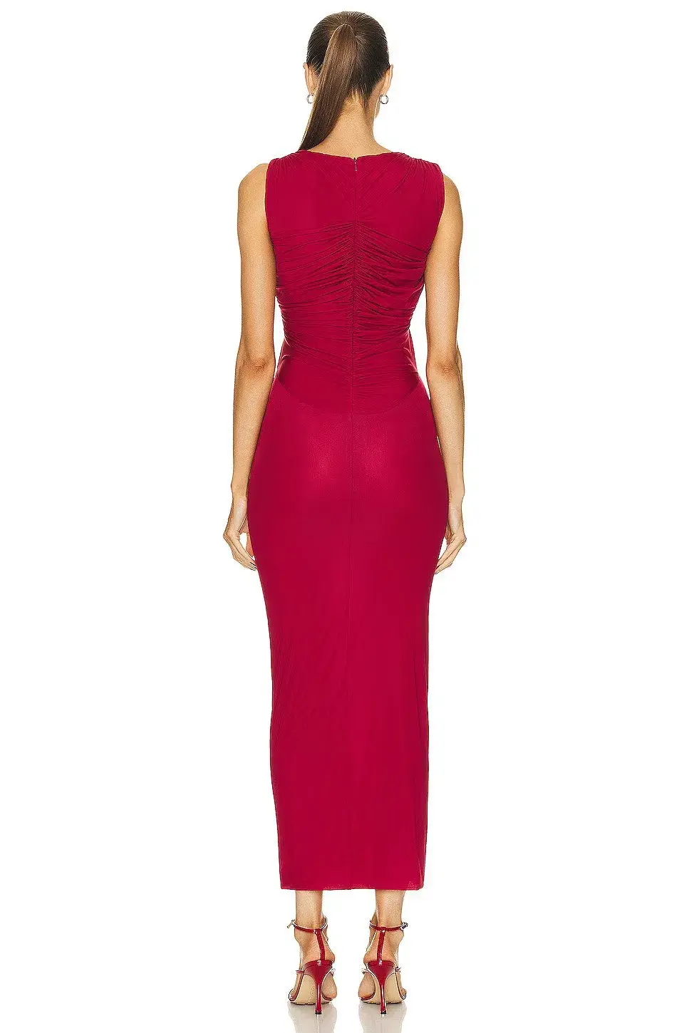 Christopher Esber Venus Tank Dress Cherry Size 8 - Image 3