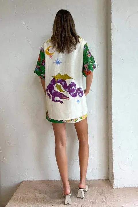 Alemais Seeker Shirt Print Size 6 and Short Print Size 6 - Image 3