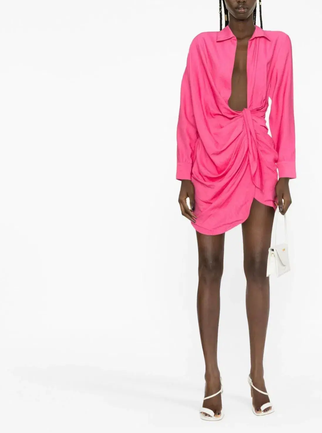 Jacquemus La Robe Bahia Shirtdress Pink Size S / AU 8 - Image 1