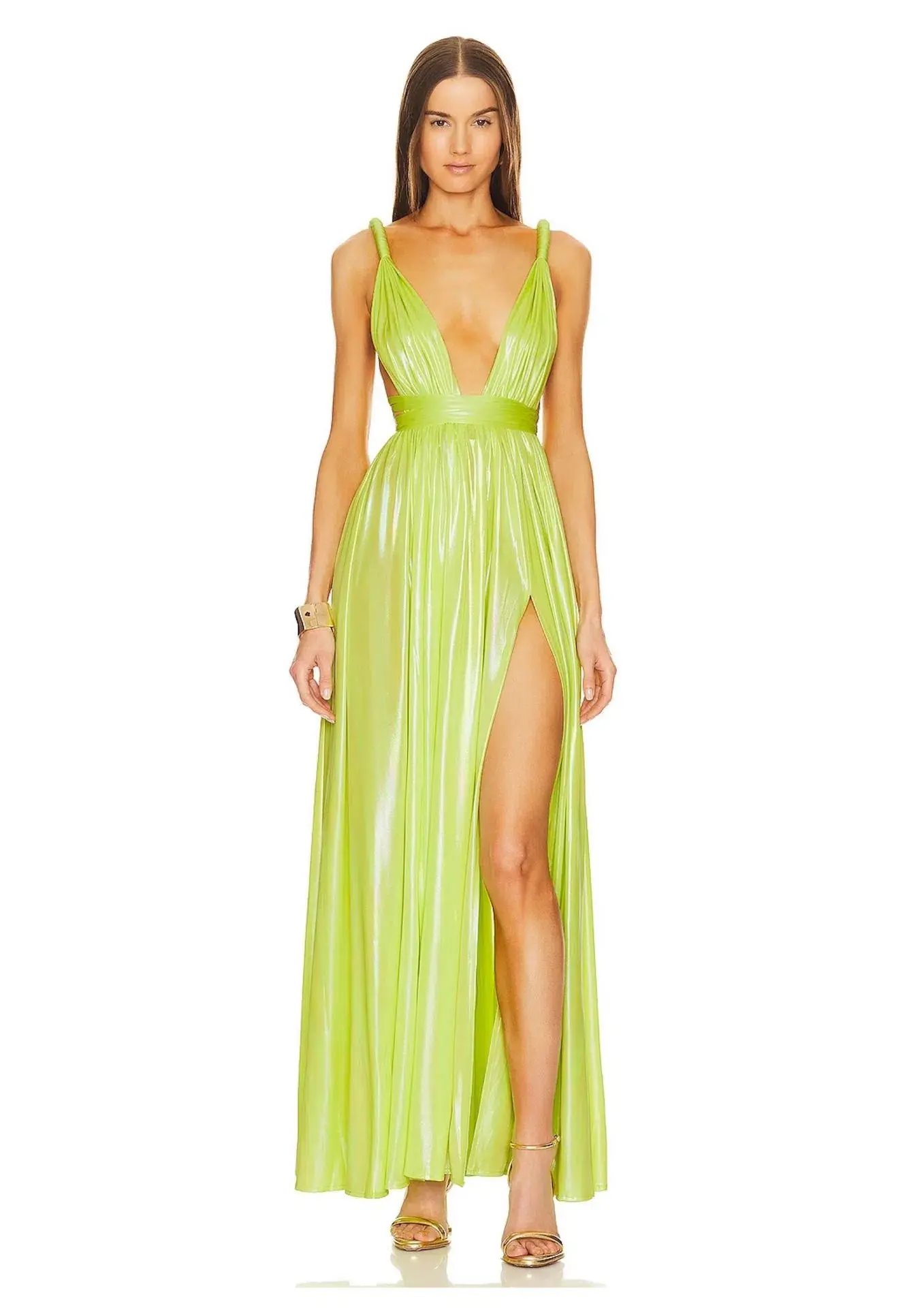 Bronx and Banco Goddess Gown Green Size S / AU 8 - Image 1