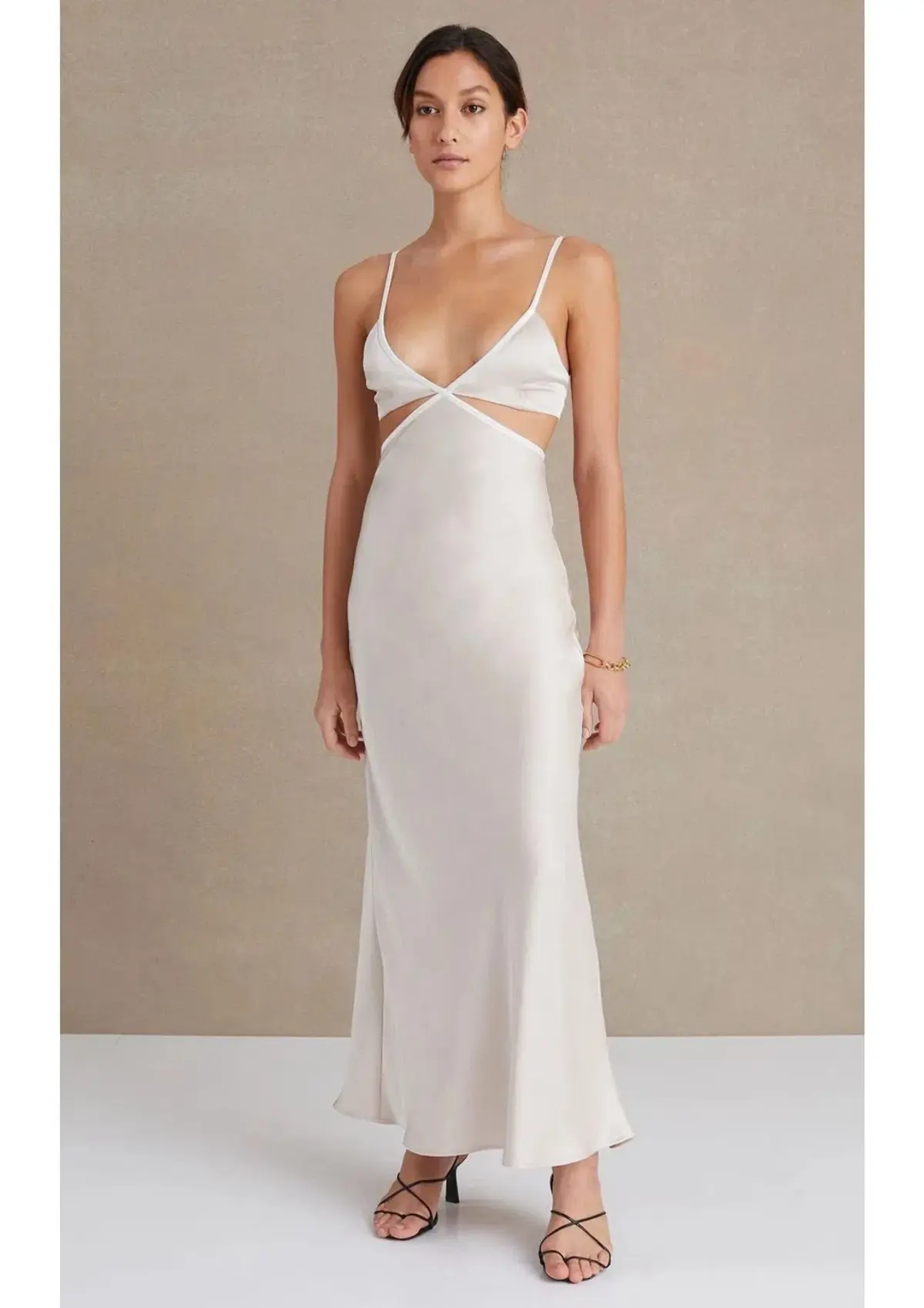 Bec & Bridge Veronique Maxi Dress in Cream Size 10 - Image 1