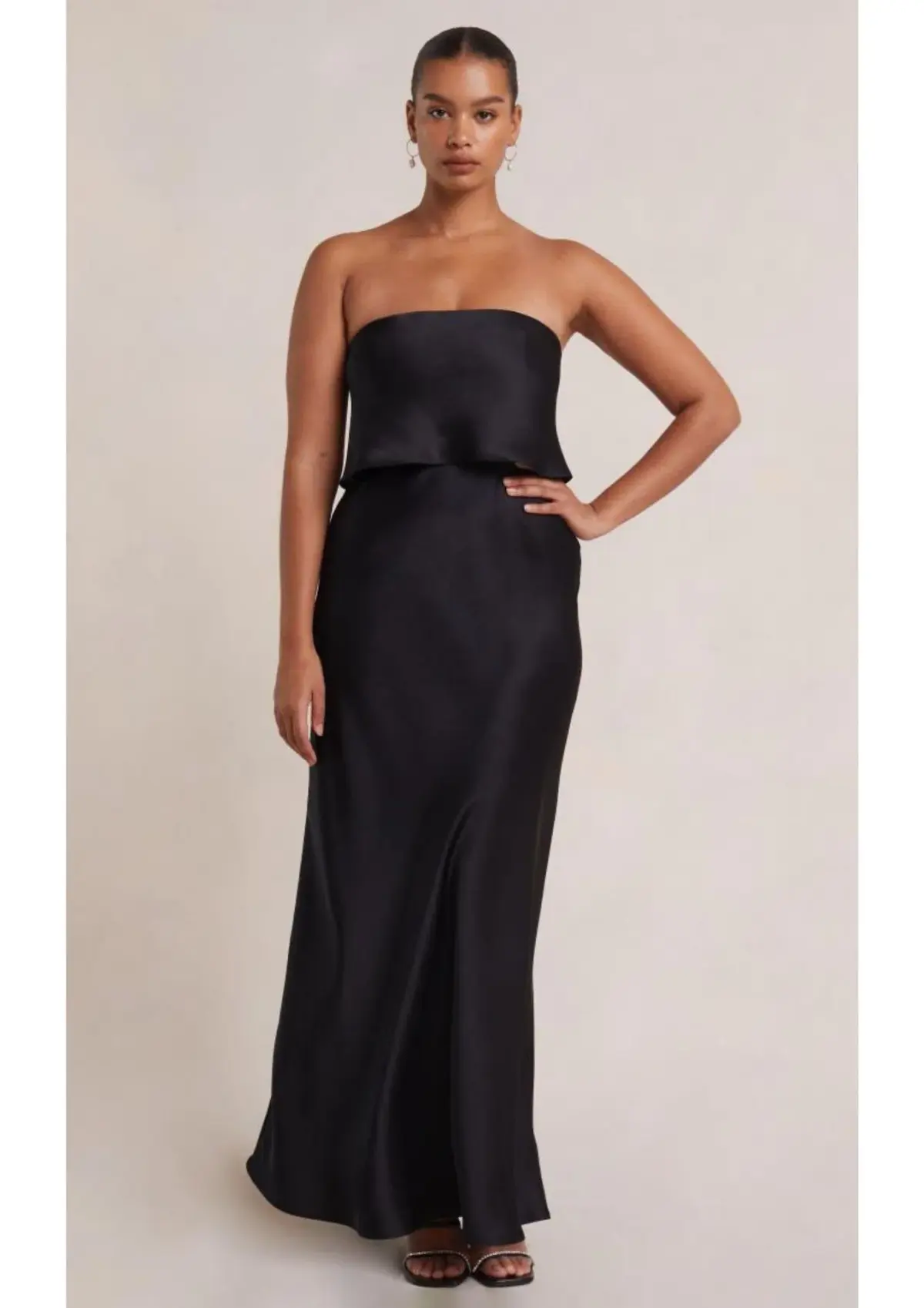 Bec & Bridge Dreamer Overlay Maxi Dress in Black Size 8 - Image 1