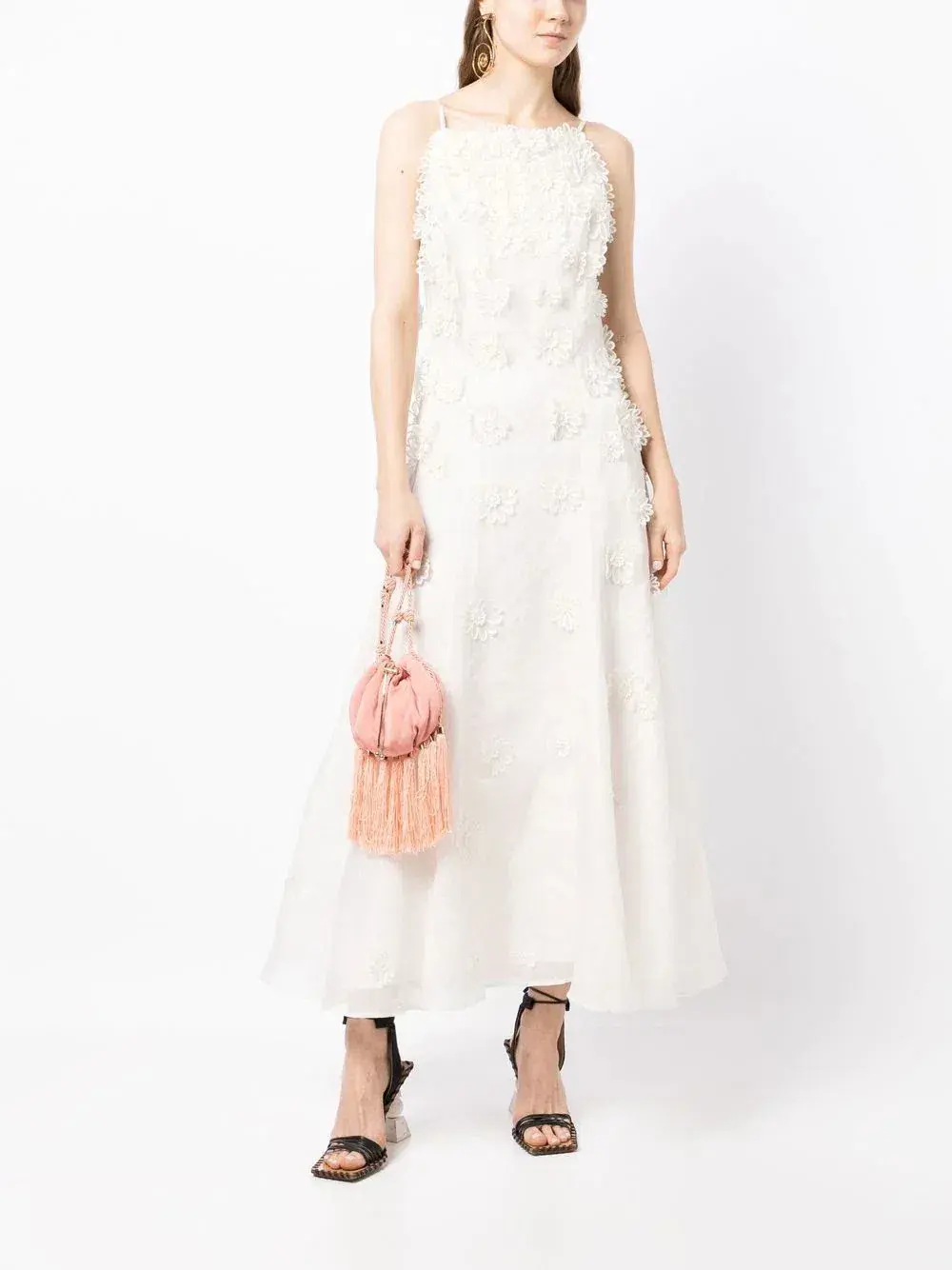 Rachel Gilbert Lorie Maxi Dress Ivory Size 0 / AU 6 - Image 1