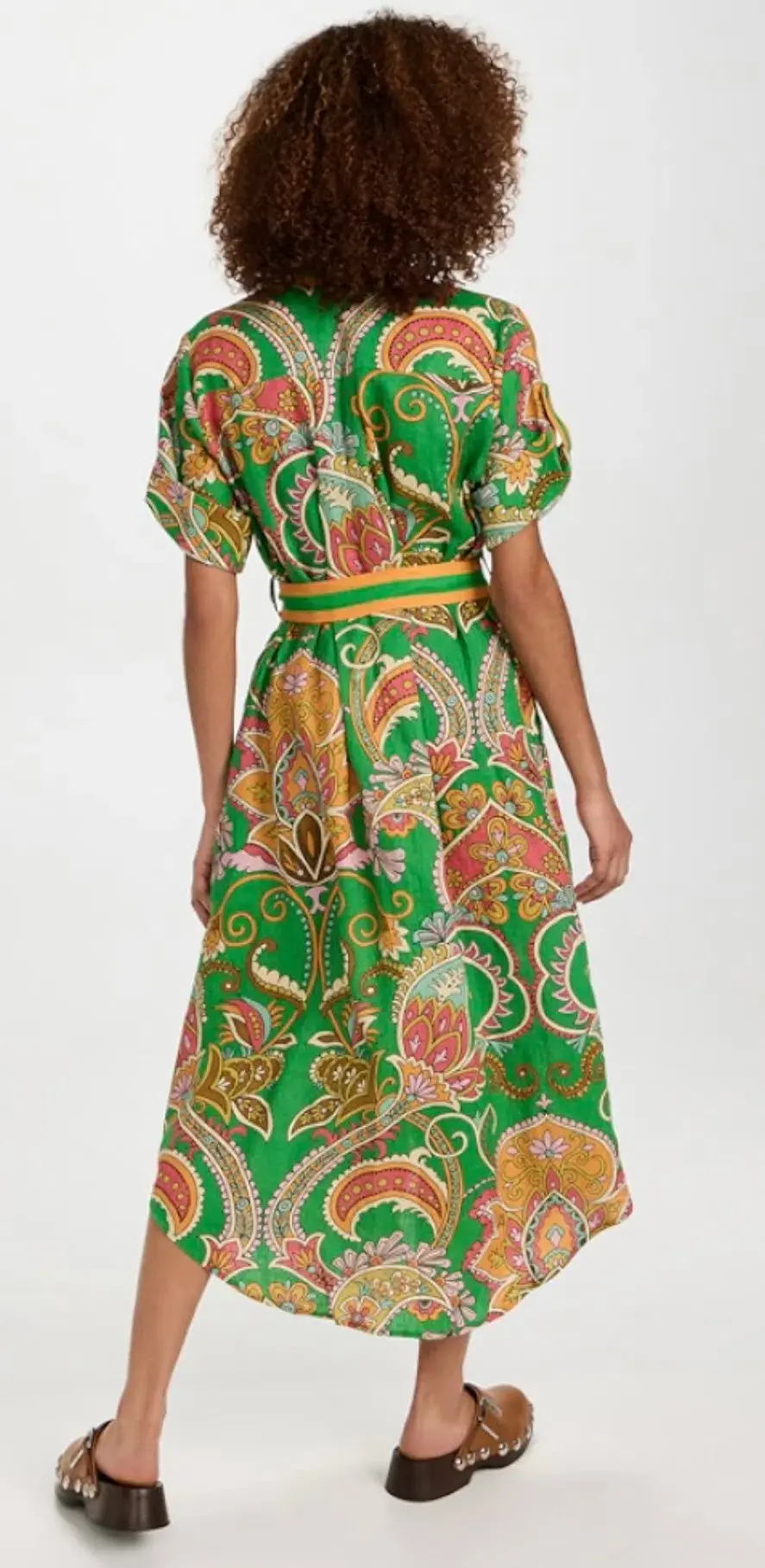 Alémais Marion Shirtdress Green Size 8 - Image 3