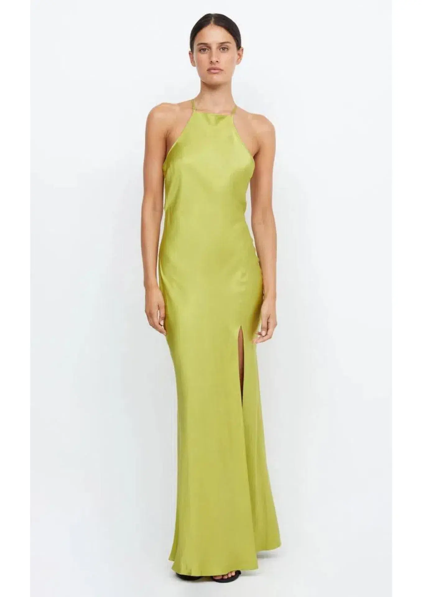 Bec & Bridge Teresa Halter Maxi Dress in Wasabi Size M / AU 10 - Image 1