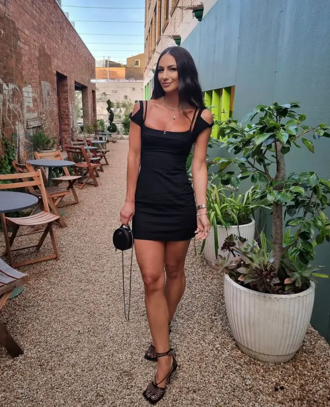 Jacquemus La Robe Kibo Dress Black Size 10 for rent on The Volte - main image