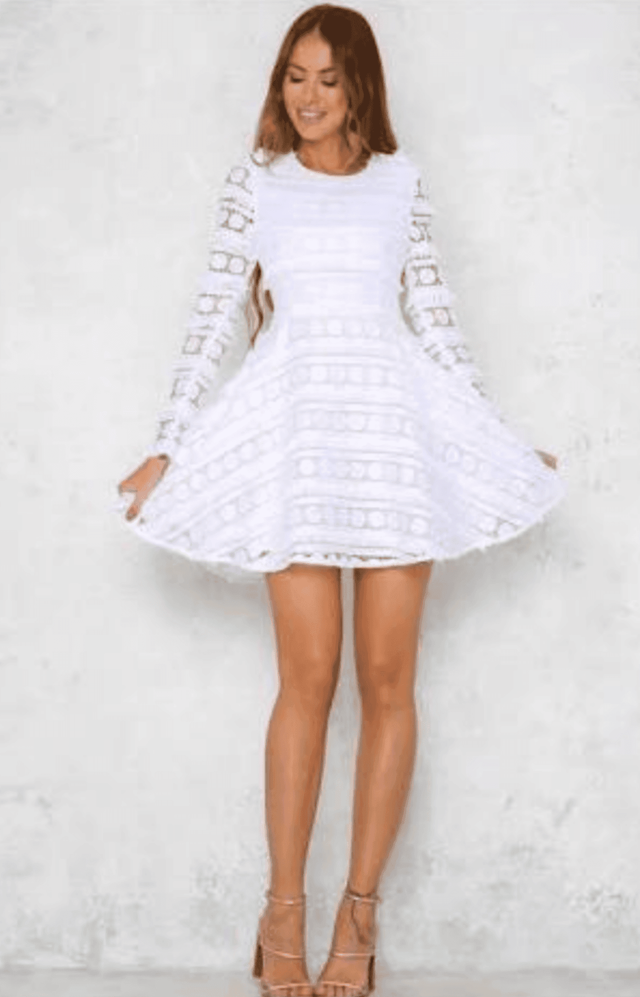 Mossman Moonlight White Dress Size 10 - Image 1
