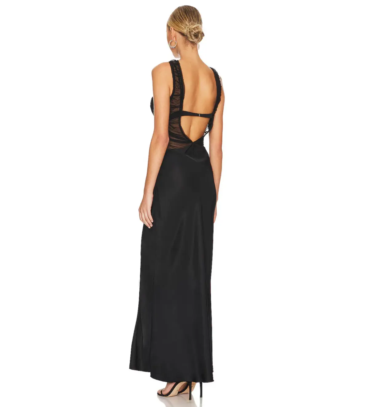 Bec & Bridge Naomi Split Maxi Dress Black Size AU 6 - Image 4