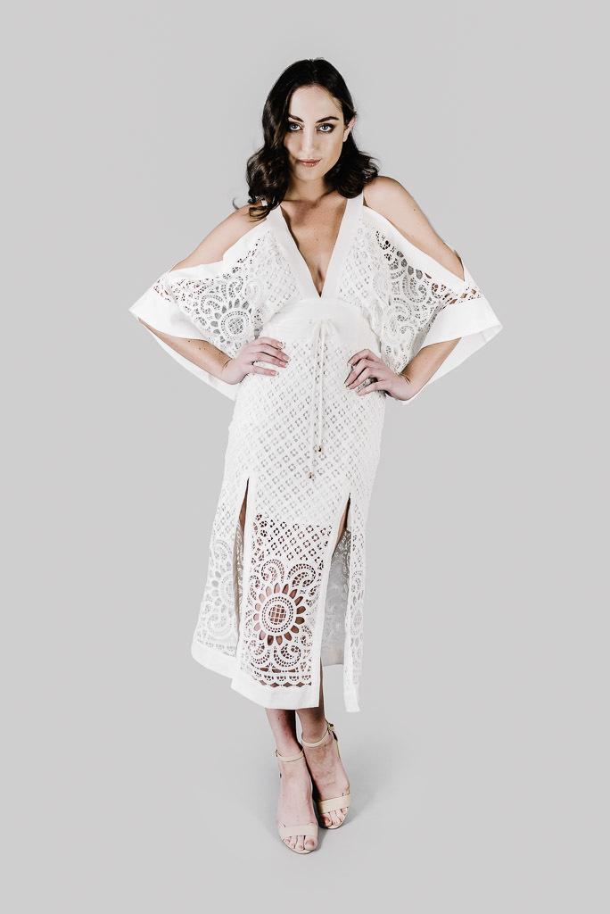 Alice Mccall Break My Love Dress White Size AU 8 for rent on The Volte - main image