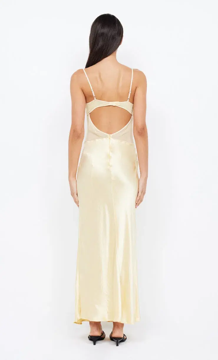 Bec and Bridge Margo V Maxi Dress Yellow Size 6 - Image 2