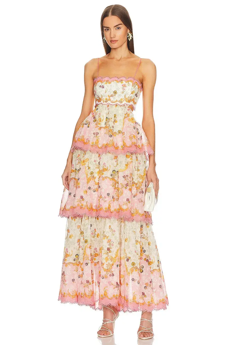 Zimmermann Laurel Frill Gown Floral Size 10 / 1 - Image 2