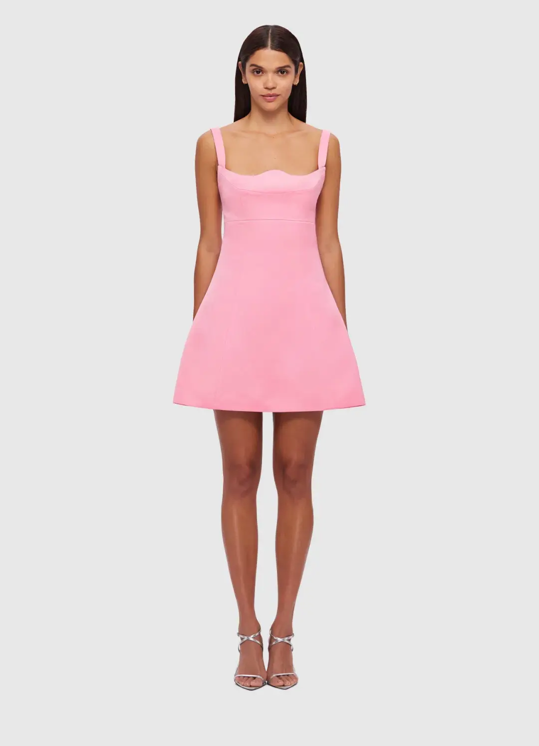 Leo Lin Jacinta Mini Dress in Bubblegum Size 10 for rent on The Volte - main image