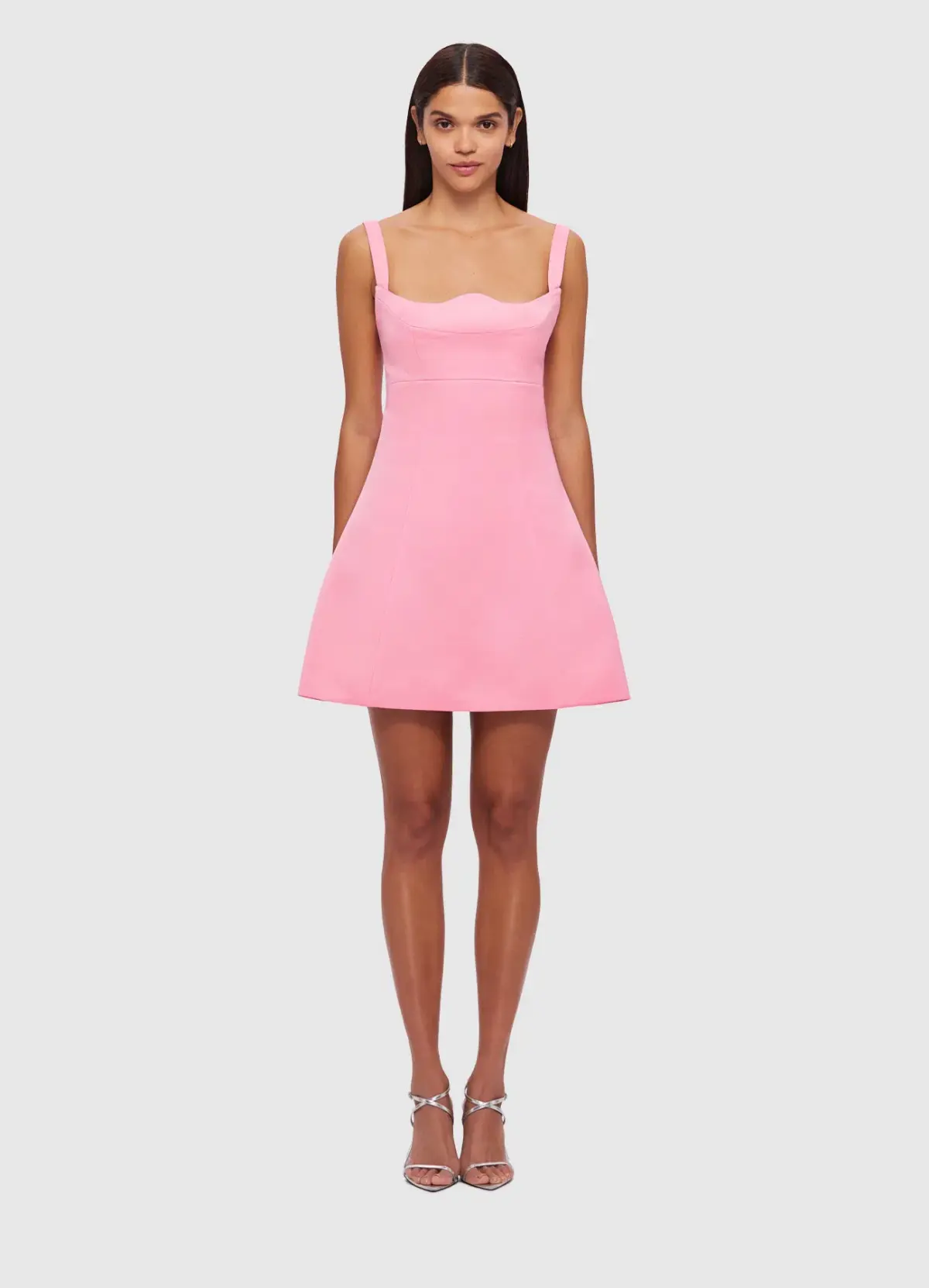 Leo Lin Jacinta Mini Dress in Bubblegum Size 10 - Image 3