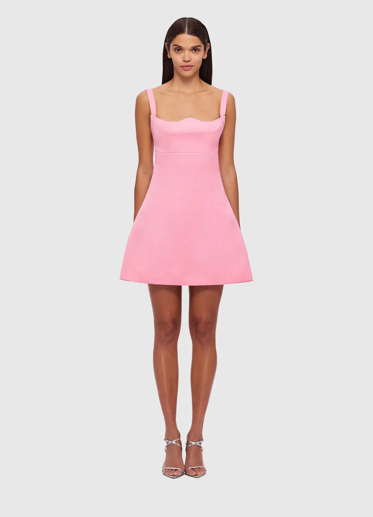 Leo Lin Jacinta Mini Dress in Bubblegum Size 10 - Image 3