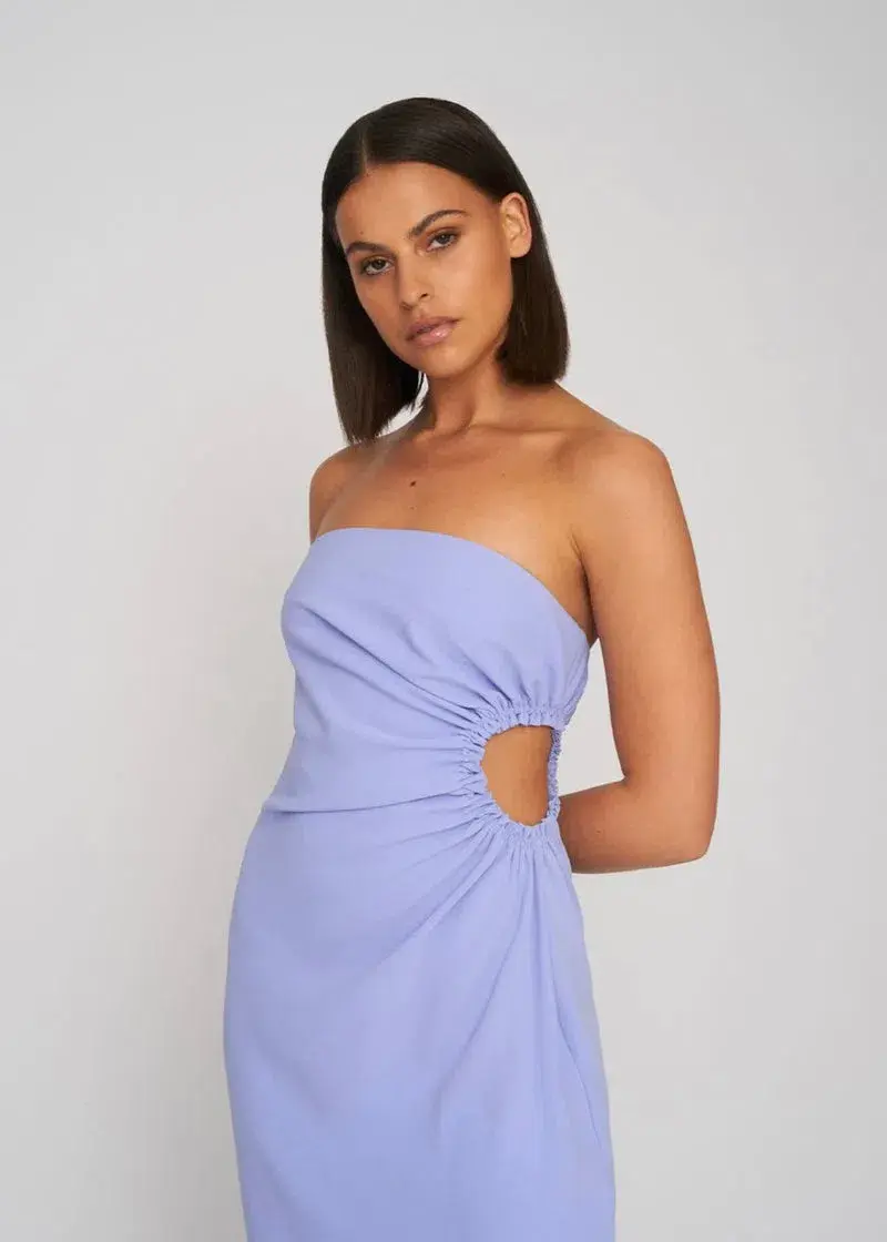 By Johnny Selena Strapless Dress Violet Size 10 - Image 2