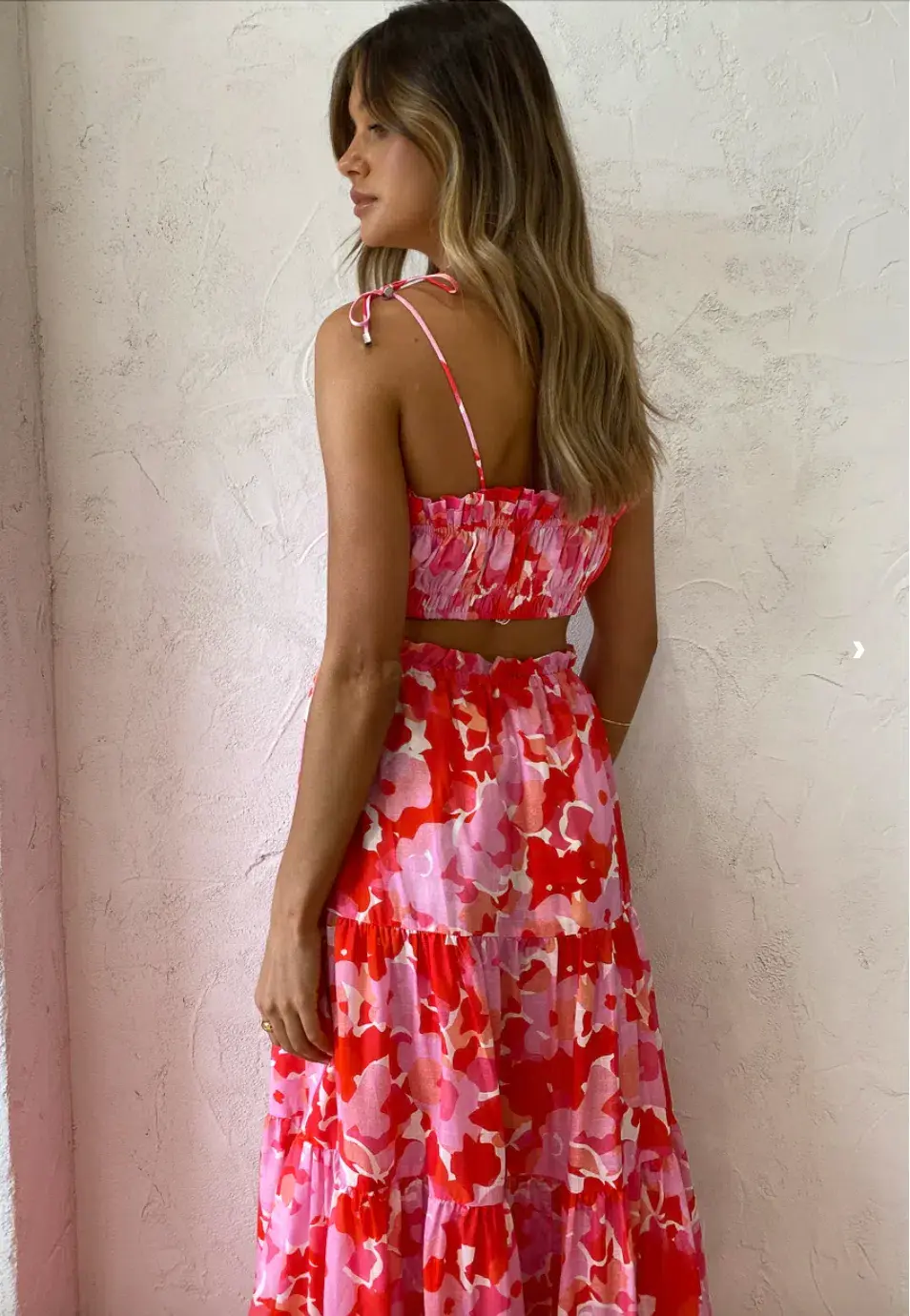 Steele Layla Top & Flora Skirt in Camellia Size 10  - Image 3