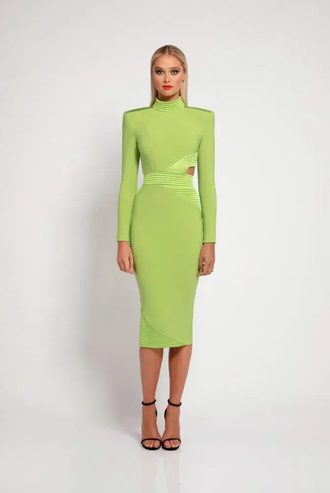 Zhivago Message to Love Midi in Apple Size 6  - Image 2