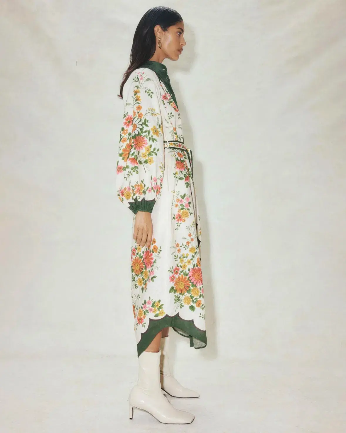 Alemais Elisabetta Shirtdress Floral Size 16 - Image 2