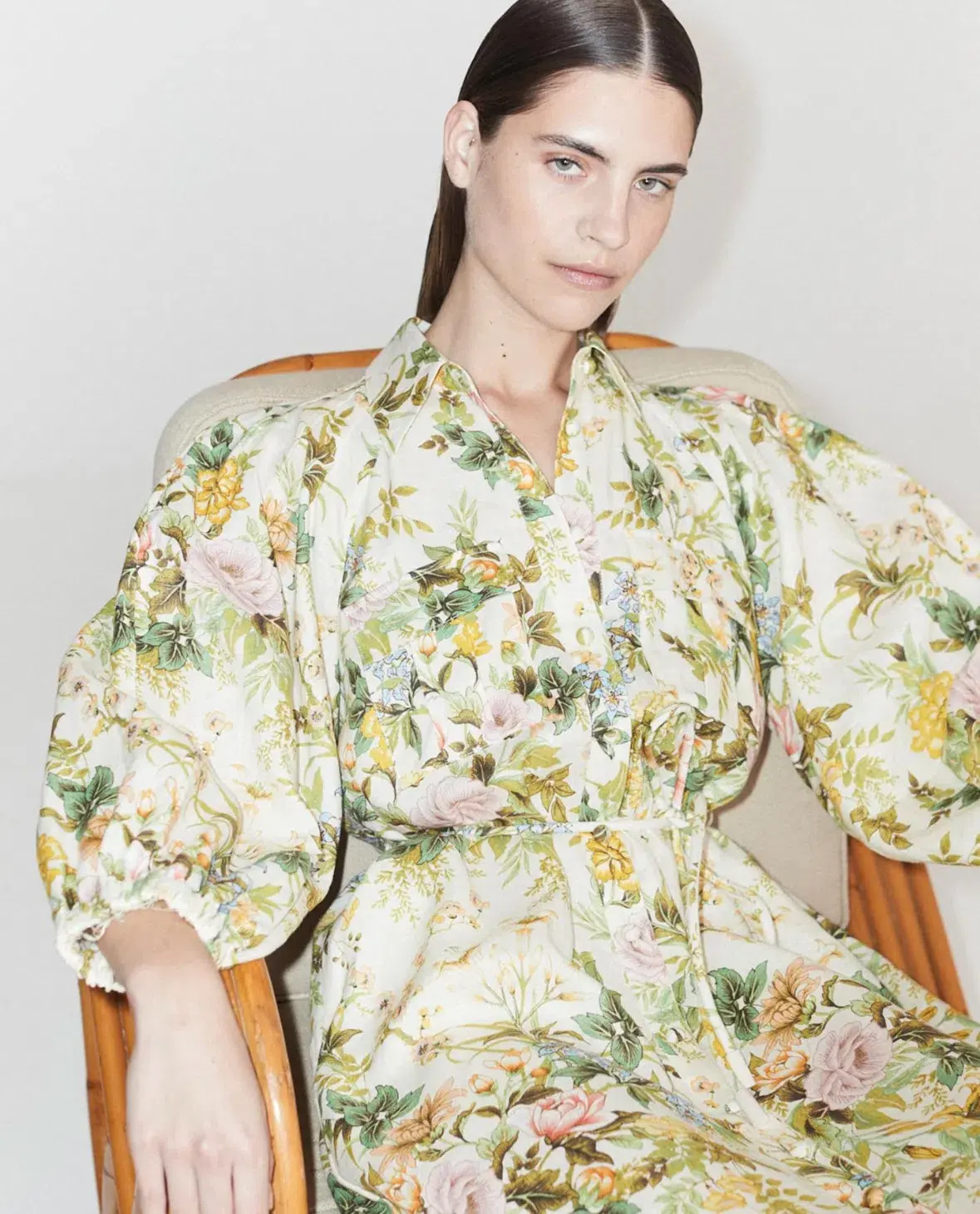 Alemais Eden Midi Dress Floral Size 16 - Image 1
