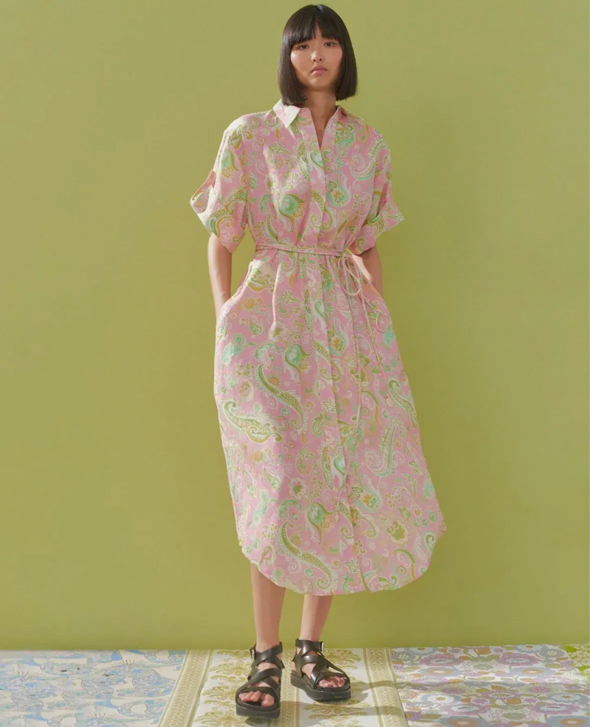 Alemais Marta Shirtdress Print Size AU 14 - Image 4