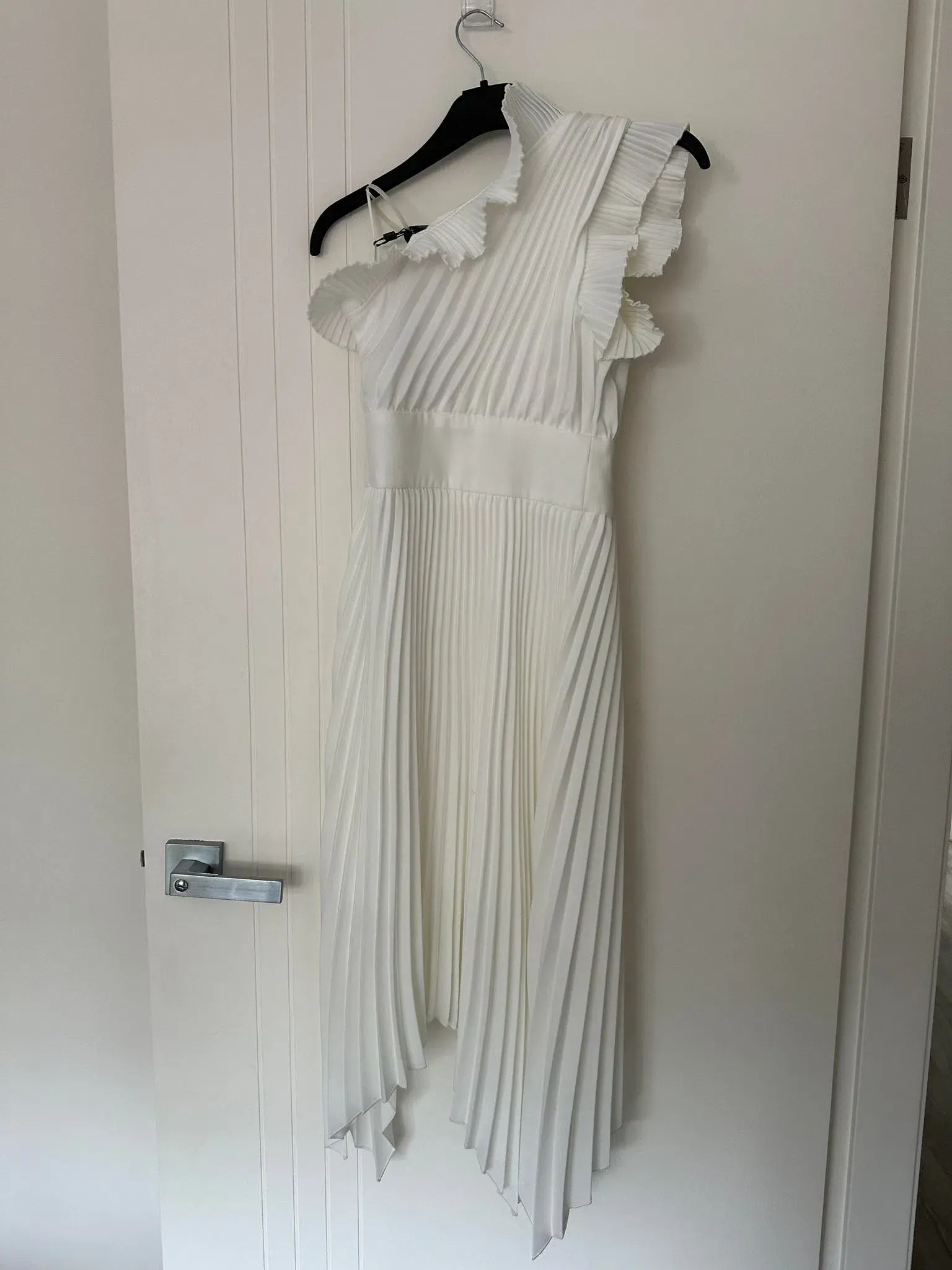  Mossman The Lady Like Midi Dress White Size 6 - Image 5