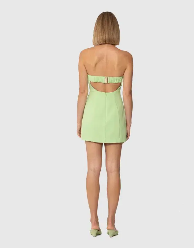 The Wolf Gang Ravello Mini Dress Mint Green Size XS / AU 6 - Image 3