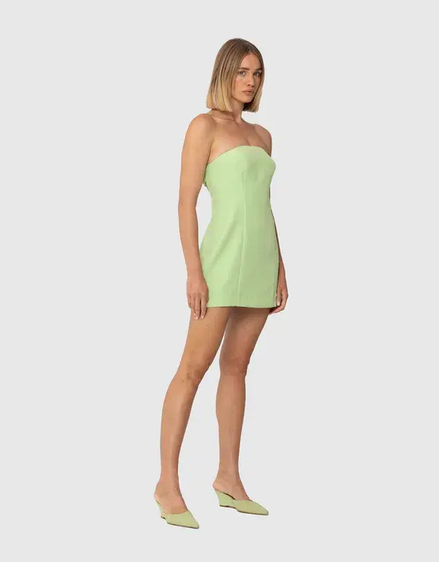 The Wolf Gang Ravello Mini Dress Mint Green Size XS / AU 6 - Image 5
