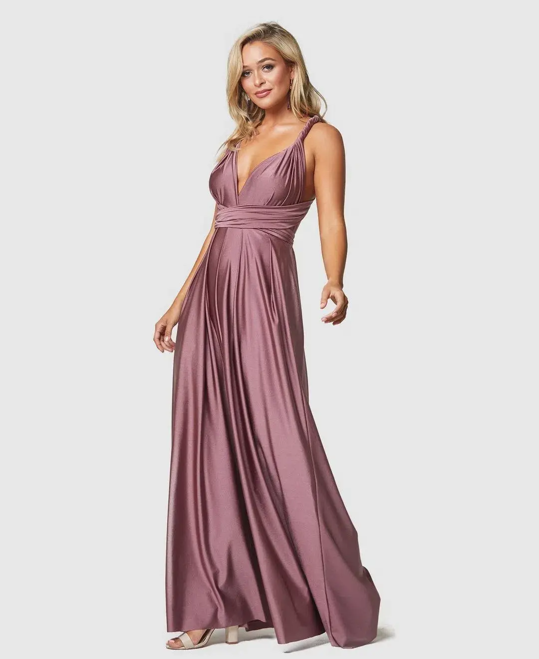 Tania Olsen Petra Formal Jumpsuit Tea Rose Size 8 - Image 4